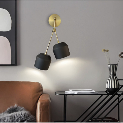 Настінний світильник Bergamo Nero BK